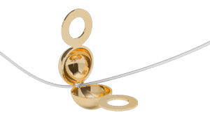 Open bead tip with thread